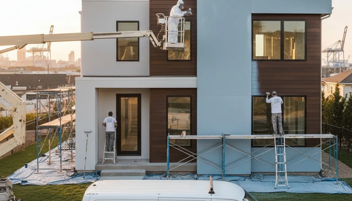 Professional house painters in Staten Island NY providing expert home exterior and interior painting services
