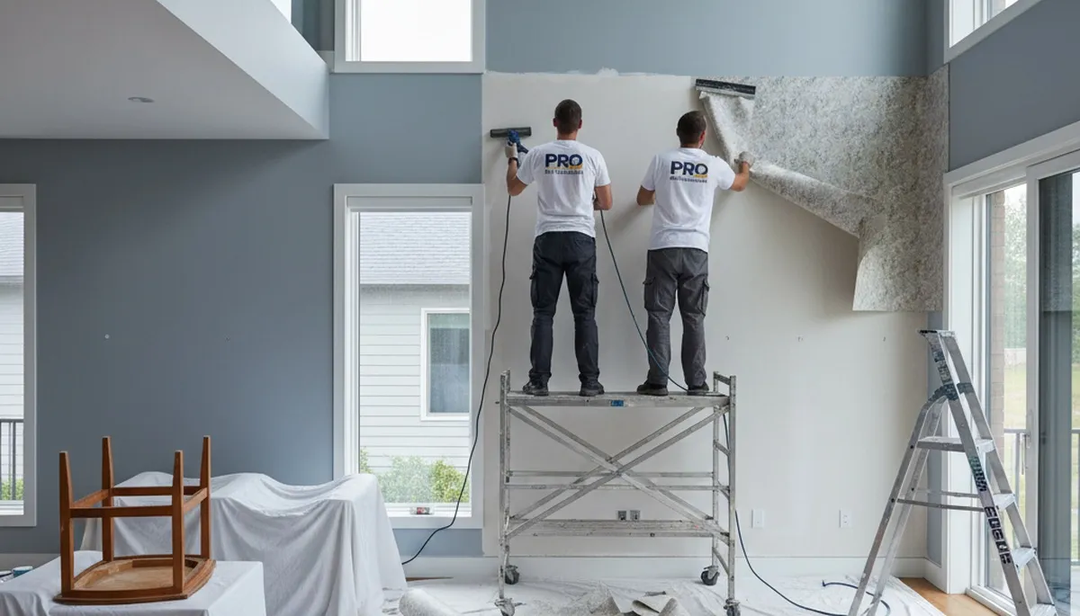 Professional wallpaper removal service in Staten Island NY by expert house painters
